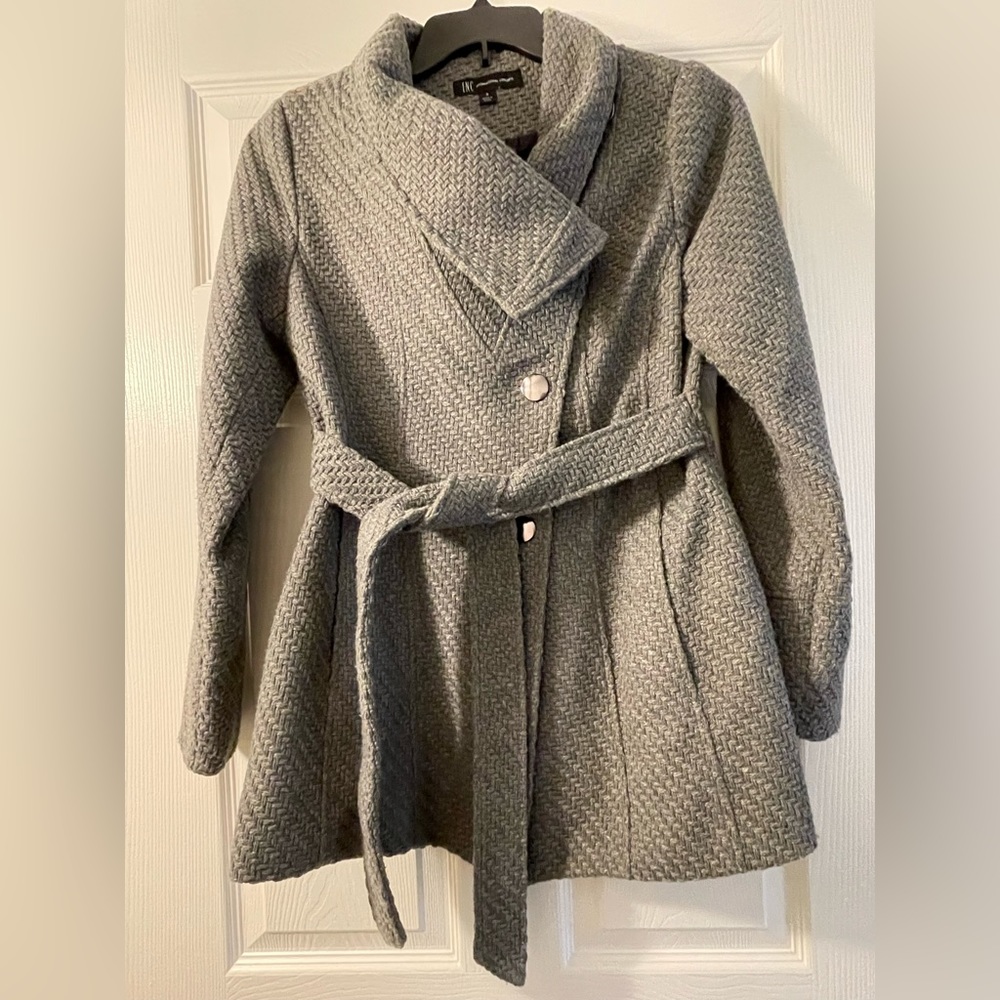 INC Grey Coat